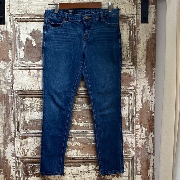 Simply Vera Vera Wang Med Blue Wash Skinny Jeans, 10P - Picture 3 of 10